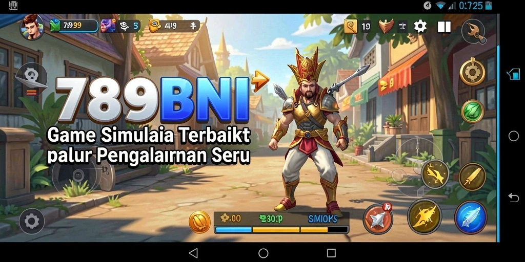 Screenshot utama menunjukkan gameplay seru dari 789BNI.