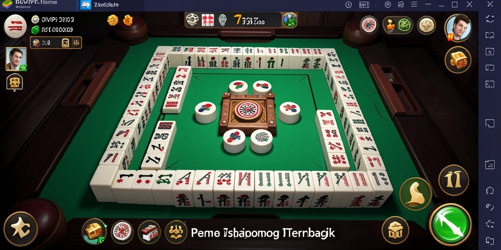 Tampilan gameplay menawan dari 7SVIP dalam permainan Mahjong.