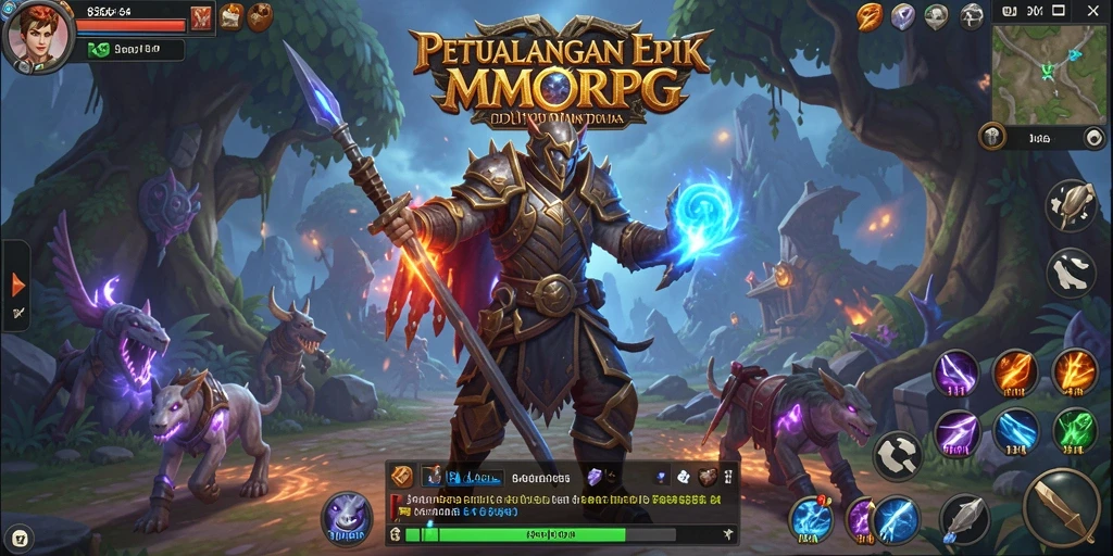Gameplay seru dan mendebarkan di dunia <strong>8364</strong> MMORPG.