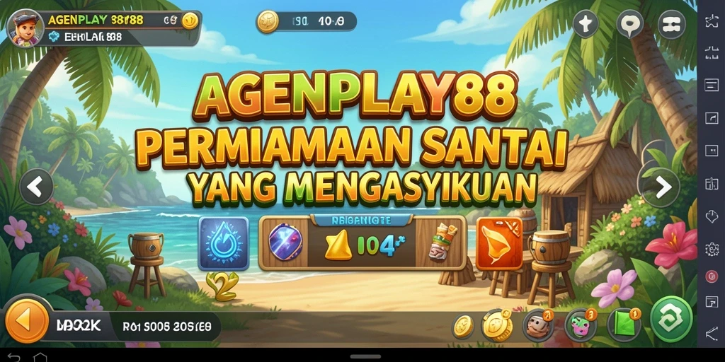 Tangkapan layar AGENPLAY88 menunjukkan gameplay yang santai dan menyenangkan.