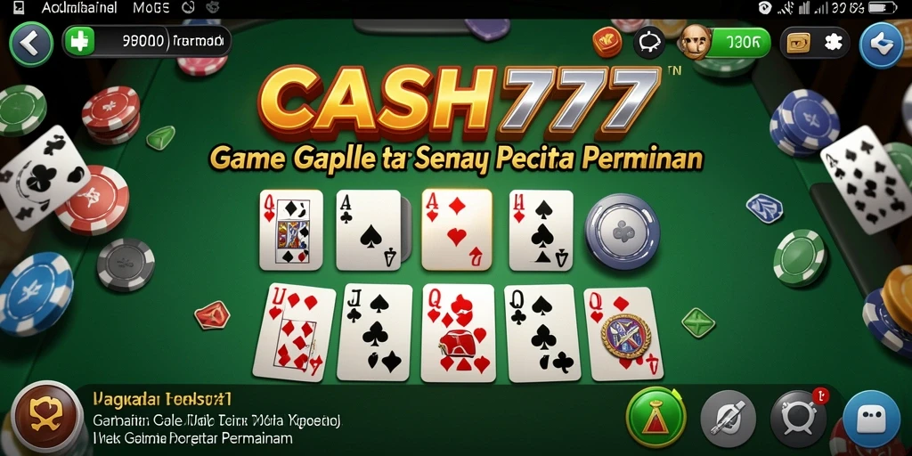 Tampilan gameplay seru dan menantang dari CASH777.