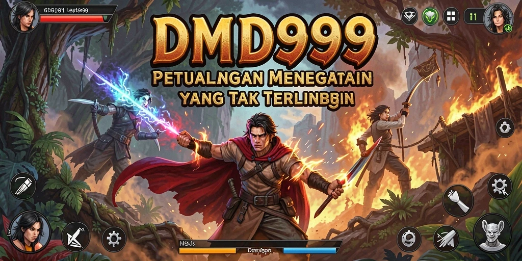 Gameplay DMD999 yang menegangkan dan penuh aksi.