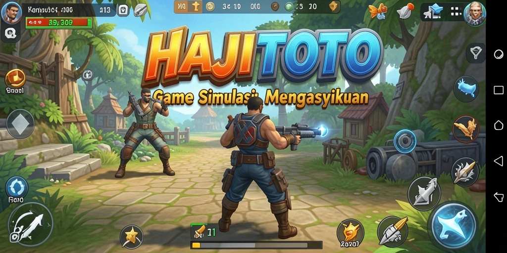 Screenshot gameplay HAJITOTO menampilkan desain simulasi yang menarik.