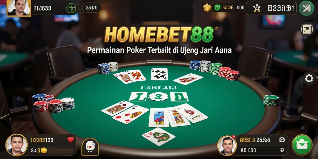 Tampilan gameplay HOMEBET88 yang menegangkan dan interaktif.