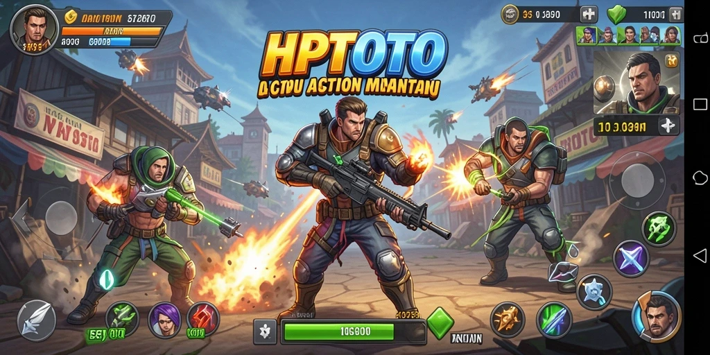 Tampilan gameplay HPTOTO yang mendebarkan dan penuh aksi.