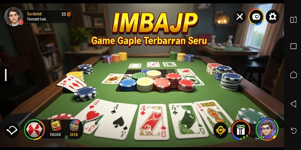 Tangkap momen seru bermain Gaple di IMBAJP.