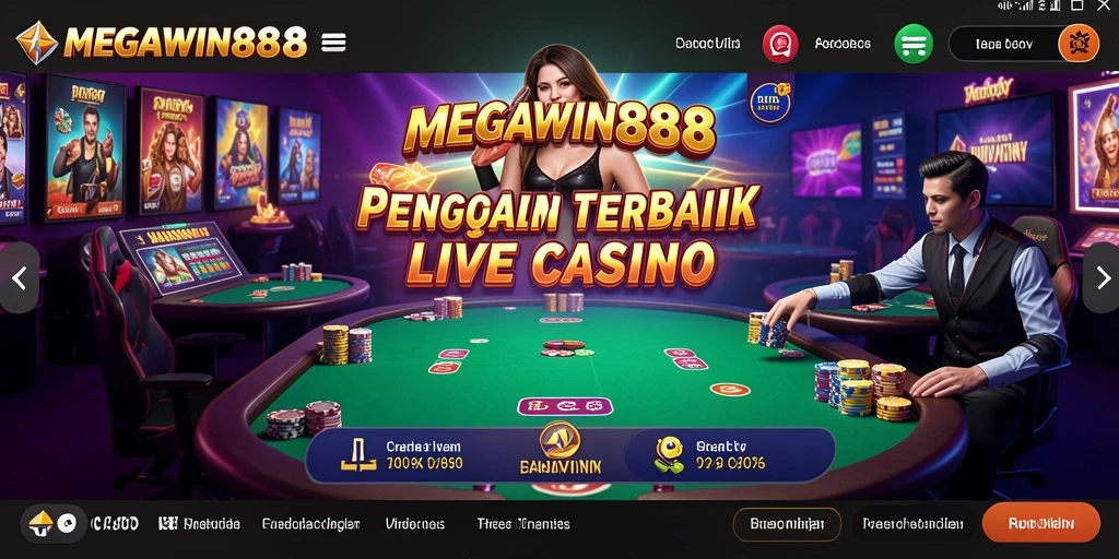 Gameplay Live Casino yang menarik di MEGAWIN888.