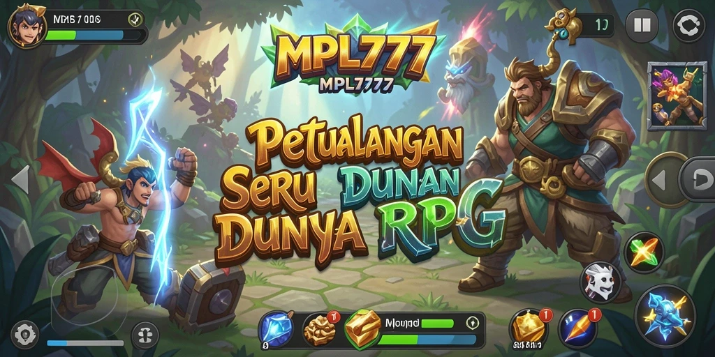 Tangkapan layar menunjukkan petualangan seru di dunia RPG MPL777.