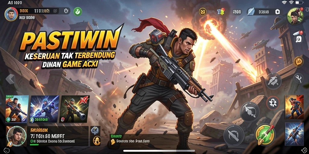 Screenshot gameplay PASTIWIN menampilkan aksi seru dan grafis mengagumkan.