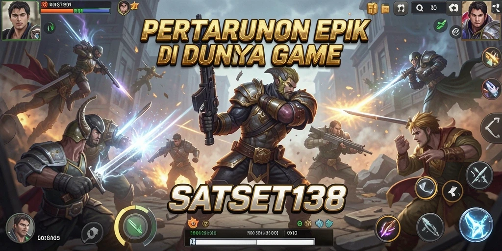 Tampilan menarik dari gameplay SATSET138 dengan pertarungan yang intens.
