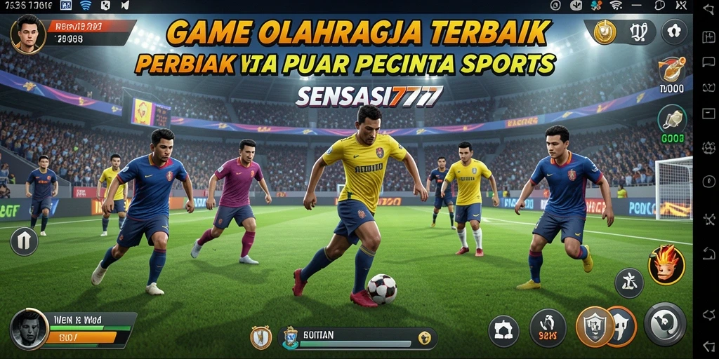 Screenshot gameplay SENSASI777 menampilkan aksi seru dalam olahraga.